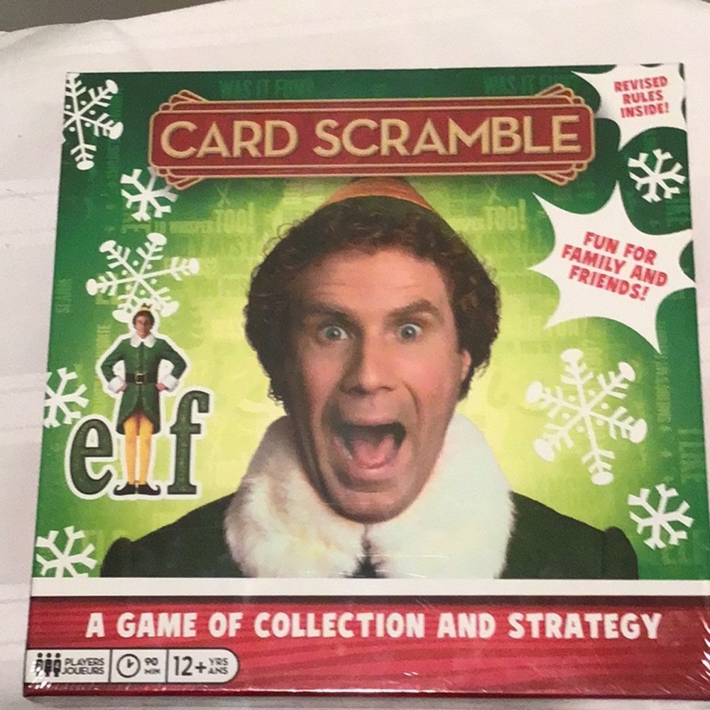Elf Card Scramble Game sealed